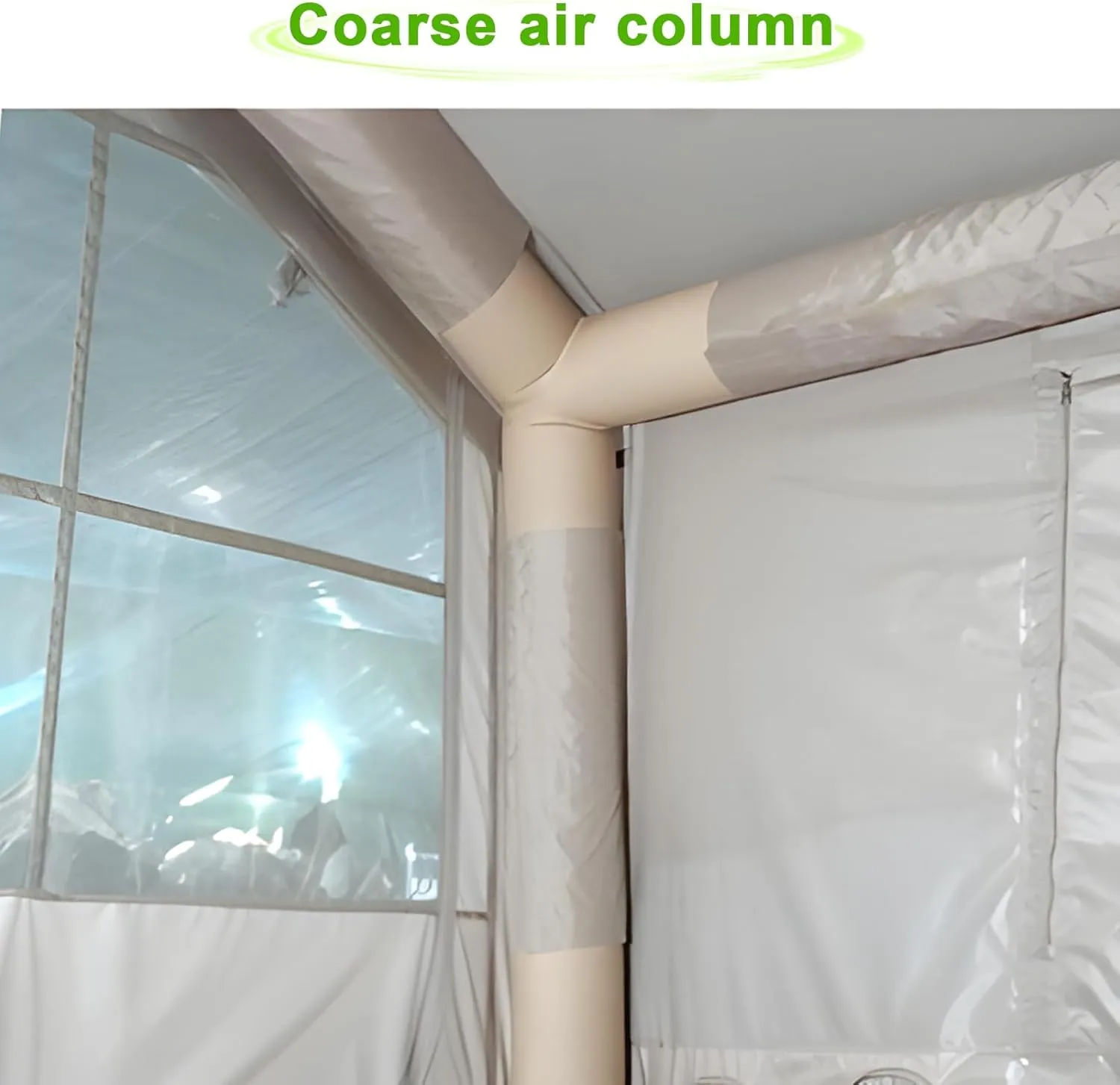 YOXIER Inflatable Tent,Blow up Tent,Inflatable Tents for Camping,6 Person Tents for Camping,Easy Setup Waterproof and Windproof Blow up Tent,Large Family Tent for Outdoor Camping Beige 300cm