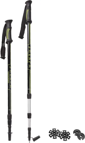 Yukon Charlie's Sherpa Trekking Poles, Twist Lock Adjustment System, Hiking Poles and Snow Baskets, Multiple Styles & Sizes