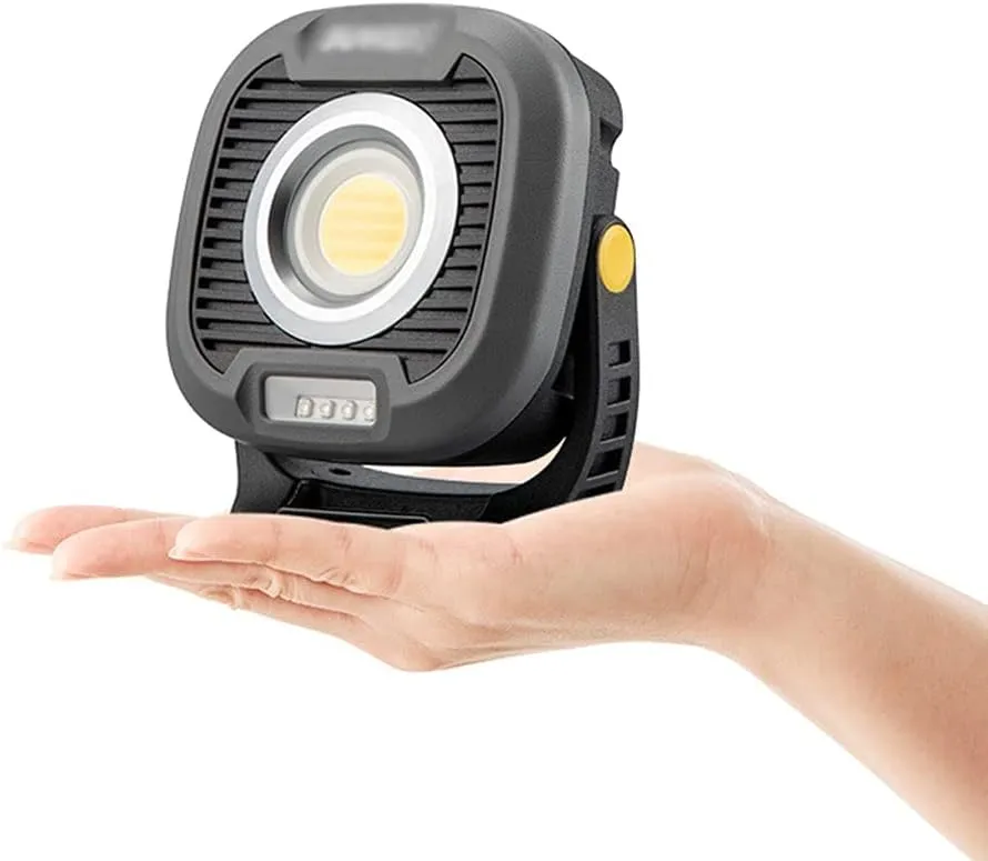 YYDS Camping Lights Magnetic Camping Light 4 Color Temperature Tent Light Rechargeable Outdoor Lighting Long Battery Life Camping Lantern (Color : Black)