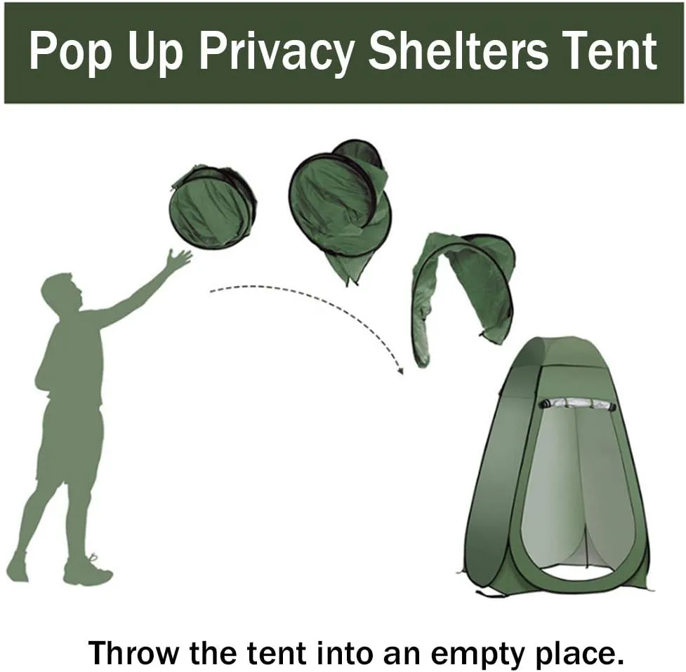YZBEIMDAI Pop Up Privacy Shelters Tent,Instant Portable Pop Up Pod Dressing Changing Room,Outdoor Shower Tent,Camp Toilet,Changing Room,Rain Shelter for Camping Beach
