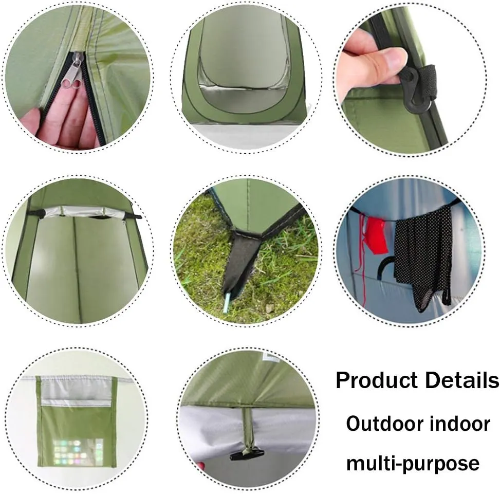 YZBEIMDAI Pop Up Privacy Shelters Tent,Instant Portable Pop Up Pod Dressing Changing Room,Outdoor Shower Tent,Camp Toilet,Changing Room,Rain Shelter for Camping Beach