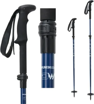 Zipline Blurr EXT MRDW Collection - Adjustable Graphite Composite Ski Poles for Backcountry & All-Mountain - Lightweight, Durable, Ergonomic Grip, Grip Options, Designed by Gold Medalist David Wise