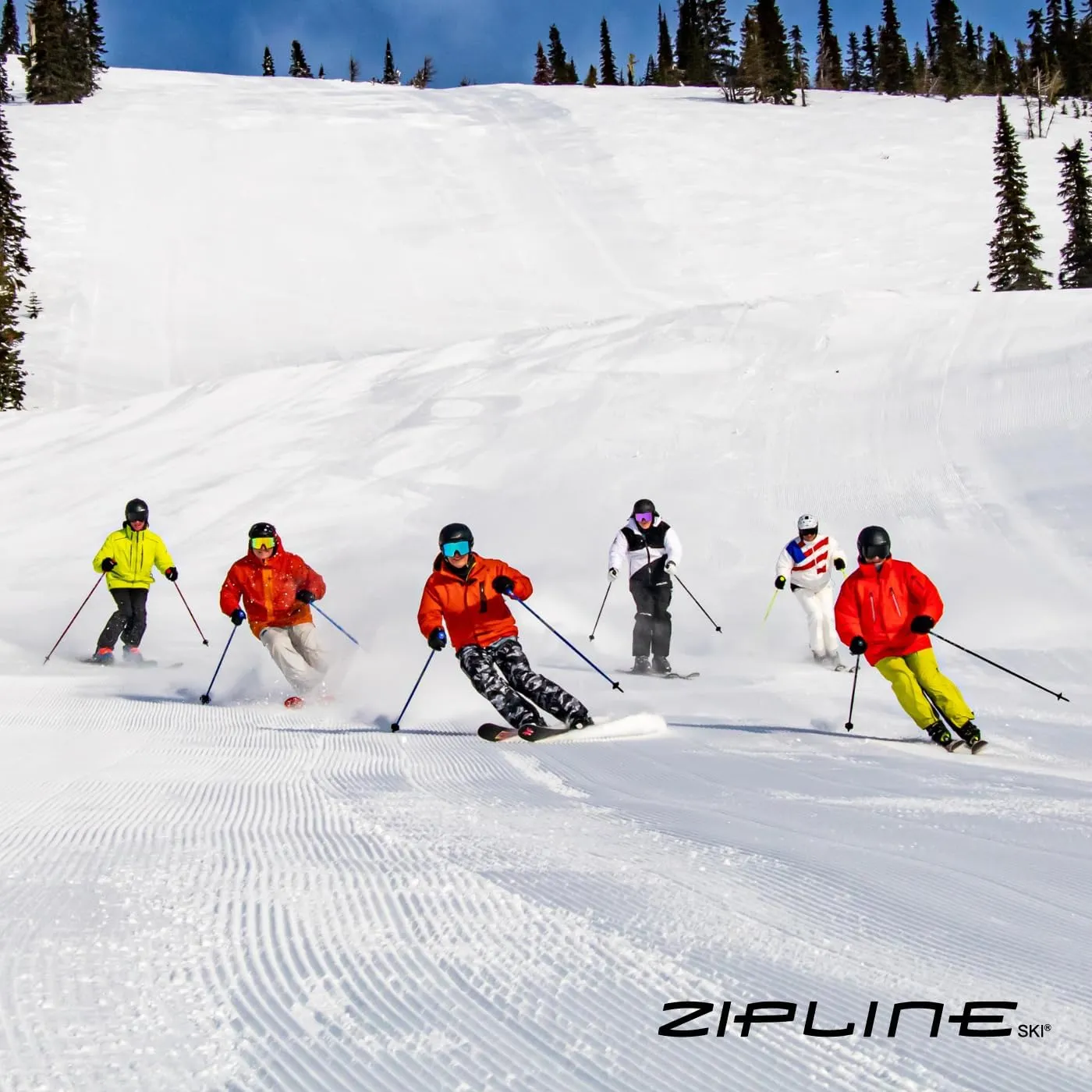Zipline Lollipop 14.0 Graphite Carbon Composite Ski Poles – Lightweight, Durable, All-Mountain – Ergonomic Grip, Vibration Dampening, Ideal for Groomers and Freestyle. Choice of Olympic Skiers