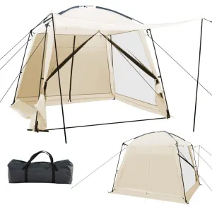 Zippered x Guaranteed security 10 Feet Canopy w/ Screened and Wi-Fi-enabled 10 Door Tent Vestibule