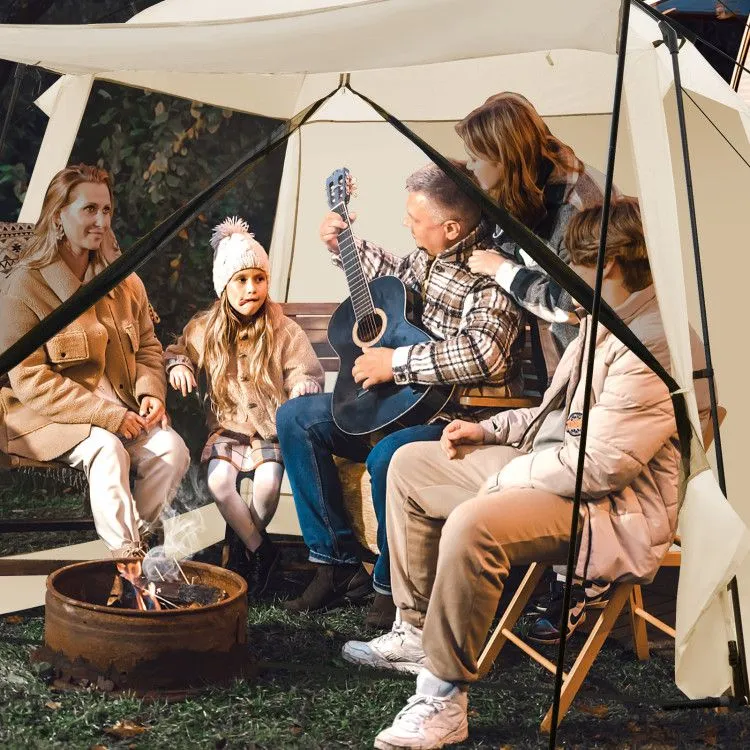 Zippered x Guaranteed security 10 Feet Canopy w/ Screened and Wi-Fi-enabled 10 Door Tent Vestibule