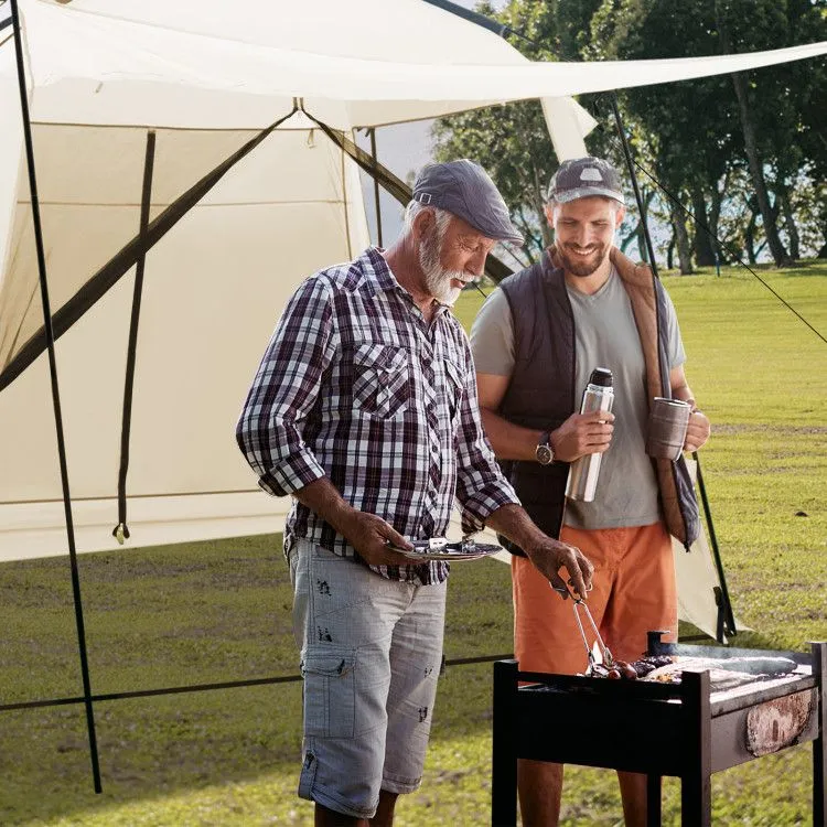 Zippered x Guaranteed security 10 Feet Canopy w/ Screened and Wi-Fi-enabled 10 Door Tent Vestibule