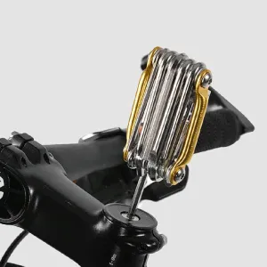 ZJchao Bike Multitool Kit Portable Wrench Chain Repair Set 11 in 1 Bike Tools